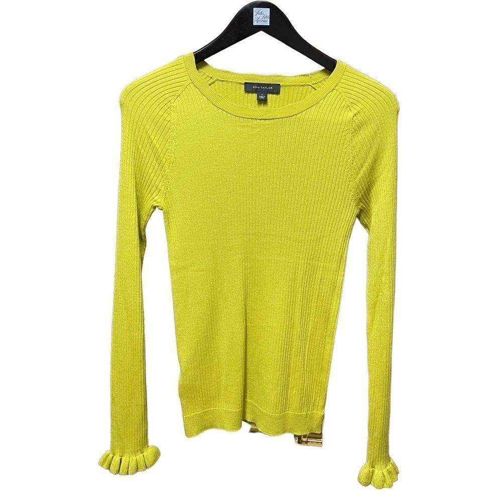 🌟70% OFF🌟 Ann Taylor Yellow/Green Sweater